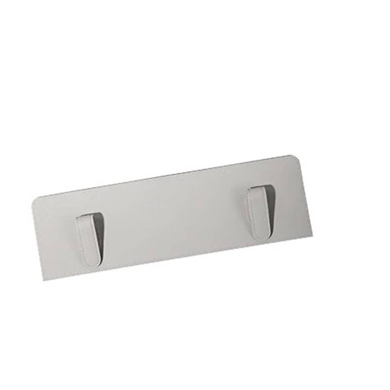Auto-Sonnenblende Auto-Sonnenschutz-Verlängerung Verstellbare Sonnenschutz-Verlängerungsplatte Blendfreies PU-Leder-Verlängerungspanel Für Die Innendekoration des Autos Vorderseite Sonnenblende(Gray) von PTLYE