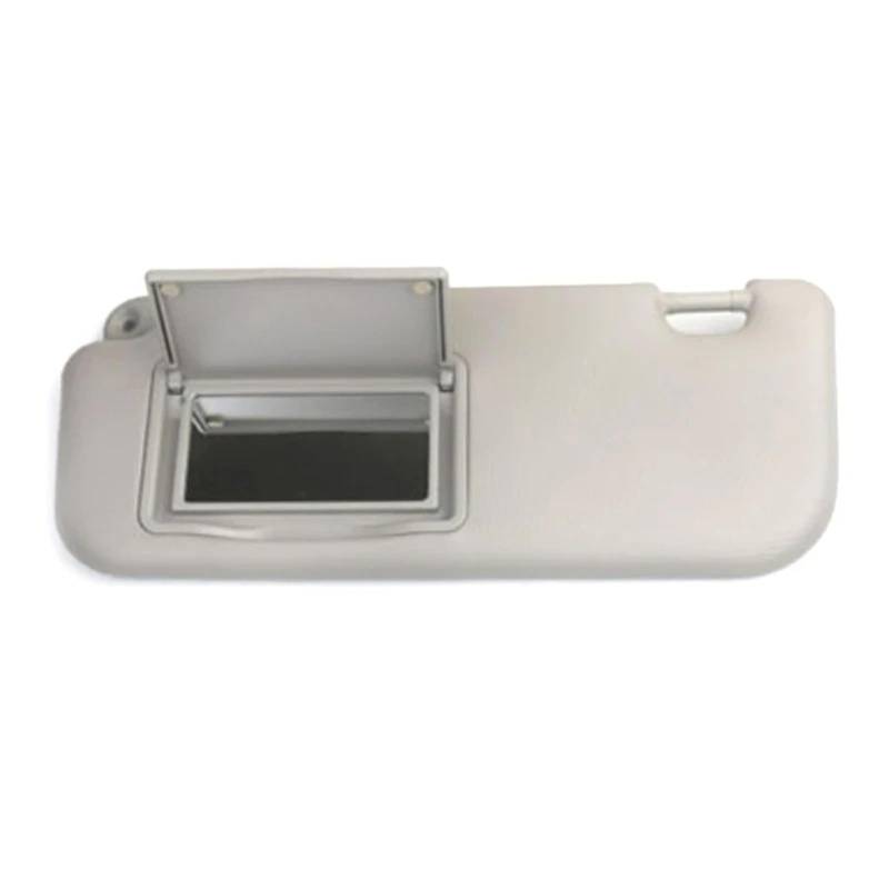 Auto-Sonnenblende Auto Vorne Links/Rechts Sonnenblende Panel Sonnenblende Mit Make-Up Spiegel Ersatz Vorderseite Sonnenblende(W8KD3TT305052-GY-Z) von PTLYE