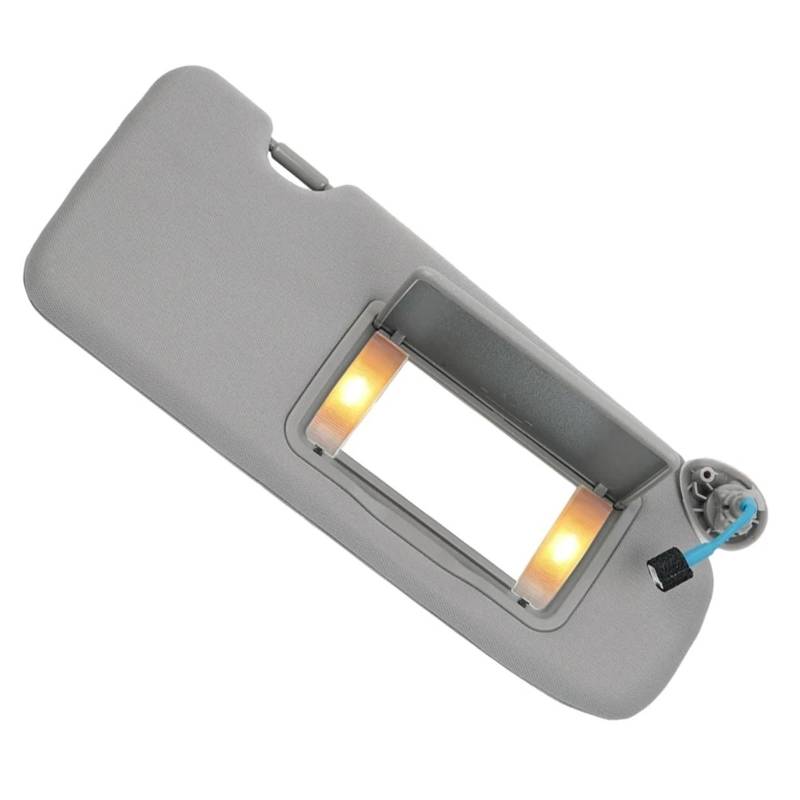 Auto-Sonnenblende Für CR-V 2017 2018 2019 2020 2021 2022 Auto-Sonnenschutz Linke Und Rechte Seite Auto-Sonnenblende Mit Spiegel Und Licht Vorderseite Sonnenblende(Gray Right) von PTLYE