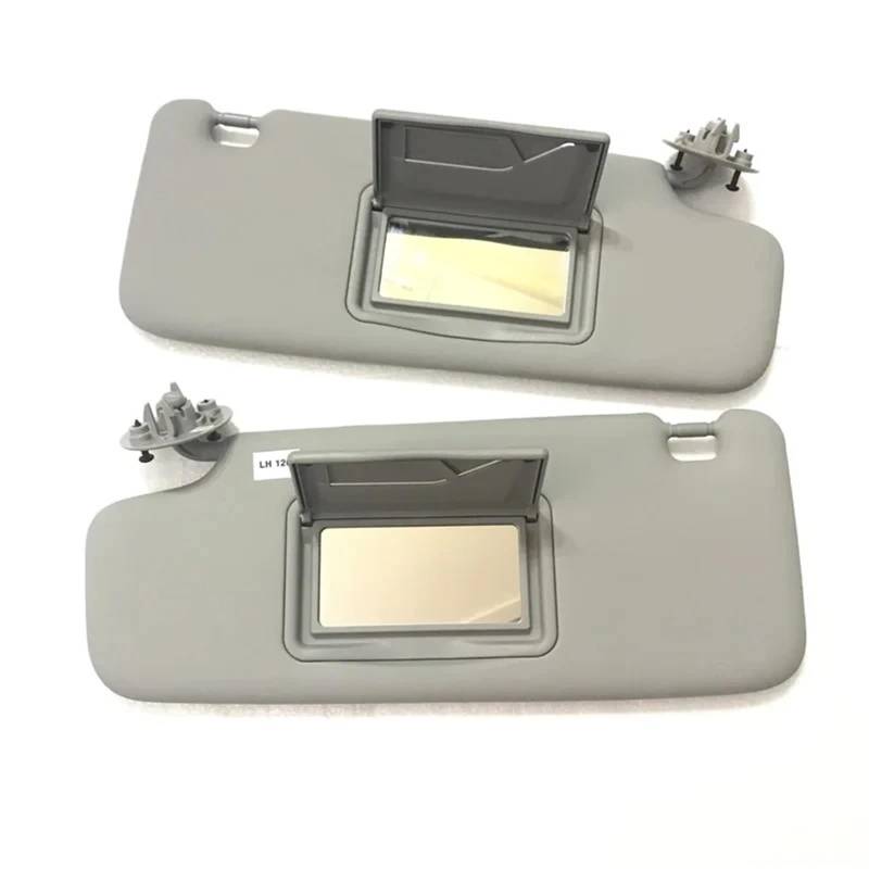 Auto-Sonnenblende Für Chevrolet Für Sonic 2012-2020 Für Spark 2013-2022 Für Aveo 2011-2015 Für Daewoo Für Matiz Panel Mit Make-up-Spiegel Auto-Innenraum-Sonnenblende Vorderseite Sonnenblende(LH and RH von PTLYE