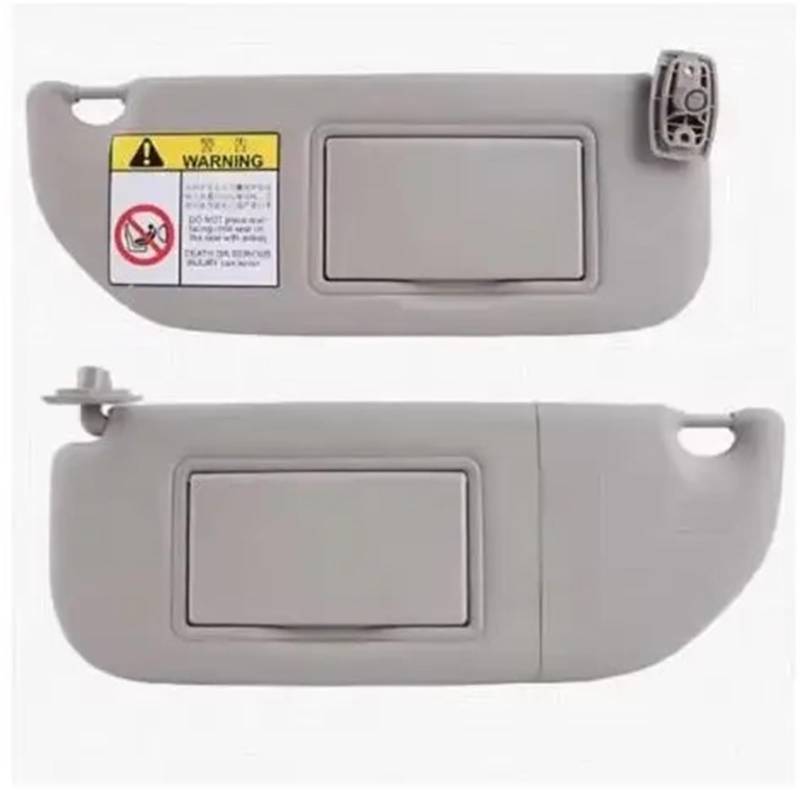 Auto-Sonnenblende Für Citroen C2 Für C3 Für Elysee 2014 2015-2017 Autozubehör Sonnenblende Mit Spiegel Frontvisierbaugruppe Vorderseite Sonnenblende(Left and Right 2pcs) von PTLYE