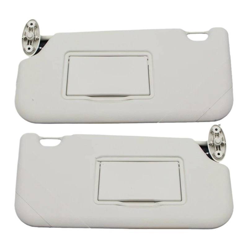 Auto-Sonnenblende Für Ford Für Focus 2012 2013 2014 2015 2016 2017 2018 Auto Front Sonnenblende Sonnenschutz Mit Glas Spiegel Mit Licht Seite Sonnenblende Vorderseite Sonnenblende(Pair-No Light) von PTLYE