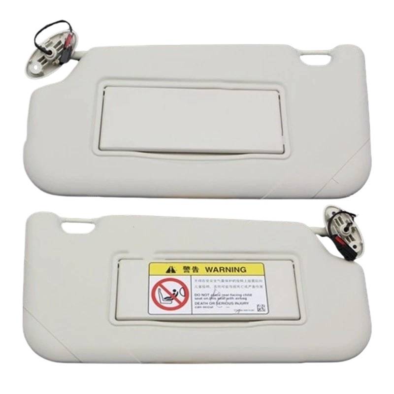 Auto-Sonnenblende Für Ford Für Focus 2012 2013 2014 2015 2016 2017 2018 Auto Front Sonnenblende Sonnenschutz Mit Glas Spiegel Mit Licht Seite Sonnenblende Vorderseite Sonnenblende(Pair-with Light) von PTLYE