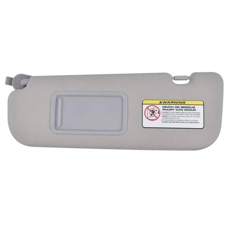 Auto-Sonnenblende Für Hyundai Für Elantra MD 2011-2016 Ersatz 852103X000 Sonnenblende Make-Up Spiegel Links Grau Fahrer Seite Seite Kompatibel Vorderseite Sonnenblende(Gray Left) von PTLYE