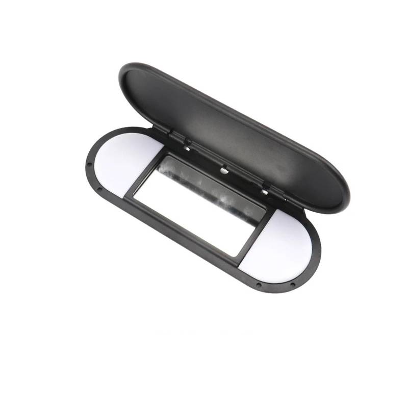 Auto-Sonnenblende Für MINI Für Cooper S Für One Für JCW F55 F56 2015-2022 51167366950 Auto-Sonnenblende Sonnenschutz Panel Make-up Spiegelabdeckung Ersatz Vorderseite Sonnenblende(Black) von PTLYE