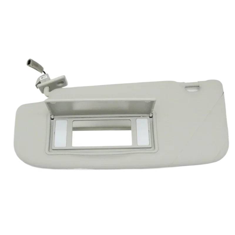 Auto-Sonnenblende Für Nissan Für Qashqai Für Dualis J10 2008-2015 Innensonnenblende Sonnenblende Mit Lampen-Sonnenschutzplatte Schminkspiegel Vorderseite Sonnenblende(Left with Lamp) von PTLYE