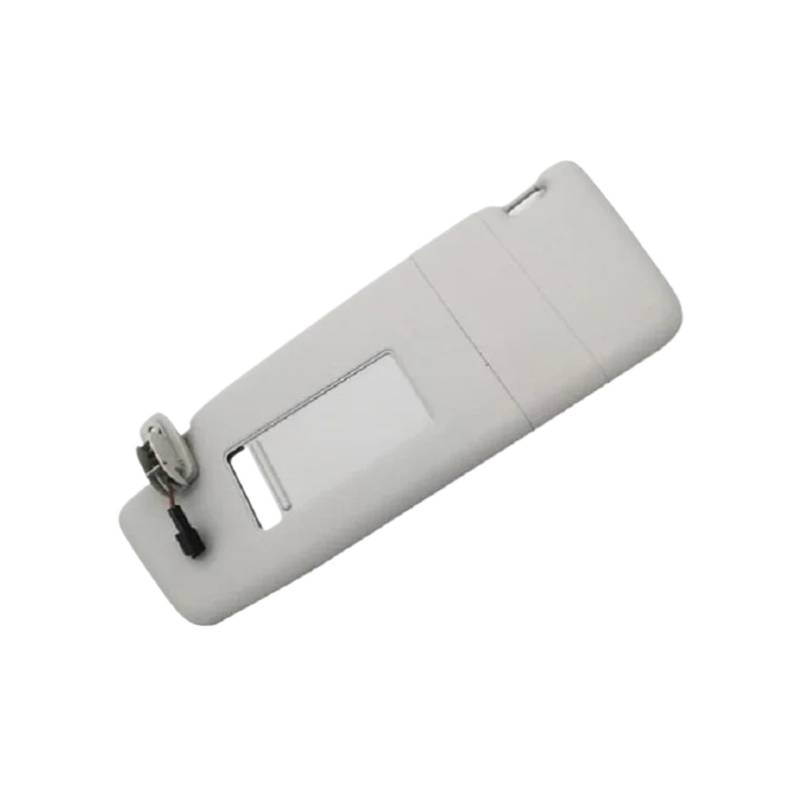 Auto-Sonnenblende Für Polo 2002-2010 Für VW Für Bora Für Golf 4 MK4 Für Passat B5 Konsole Innen Sonnenblende Mit Spiegel Front Visier Montage Vorderseite Sonnenblende(Left Side Grey) von PTLYE