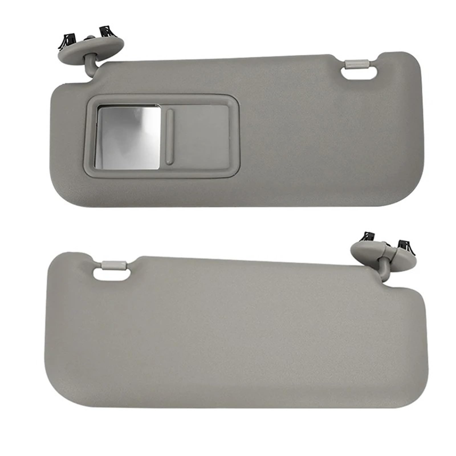 Auto-Sonnenblende Für Toyota Für Auris Für Corolla 2010-2013 Autoinnenraum-Sonnenblende Mit Spiegel Grau Beige Sonnenschutz Links Rechts Fahrer Beifahrerseite Vorderseite Sonnenblende(Grey 1 Set) von PTLYE