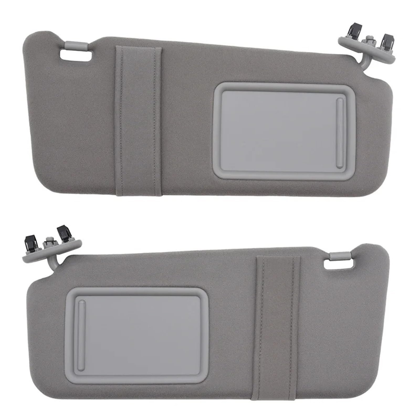 Auto-Sonnenblende Für Toyota Für Camry 2007 2008 2009 2010 2011 74310-06750-E0 74320-06780-B0 Fahrer Passenge Seite Sonnenblende Ohne Licht Vorderseite Sonnenblende(Grey Left and Right) von PTLYE