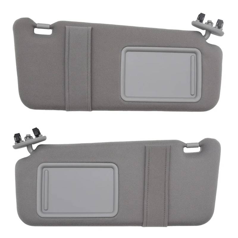 Auto-Sonnenblende Für Toyota Für Camry 2007 2008 2009 2010 2011 74310-06750-E0 74320-06780-B0 Fahrer Passenge Seite Sonnenblende Ohne Licht Vorderseite Sonnenblende(Grey Left and Right) von PTLYE