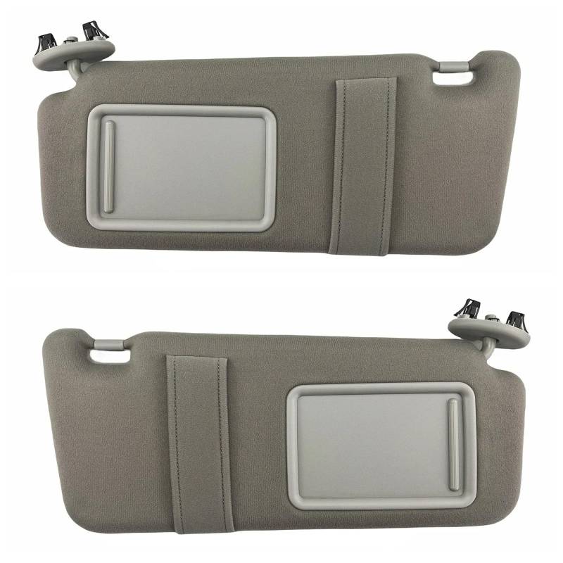 Auto-Sonnenblende Für Toyota Für Camry 2007 2008 2009 2010 2011 OE #74310-06750-E0, 74320-06780-B0 Sonnenblende Ohne Licht Vorderseite Sonnenblende(Gray Left and Right) von PTLYE