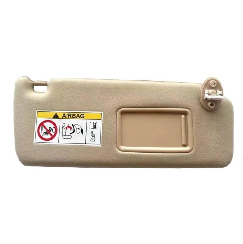 Auto-Sonnenblende Für Toyota Für Land Für Cruiser Für Prado KDJ155 Für KDJ150 2009-2023 Sonnenblende Beige Linke Seite Rechte Seite Fahrerseite Beifahrerseite J15 1St Vorderseite Sonnenblende(Beige Ri von PTLYE