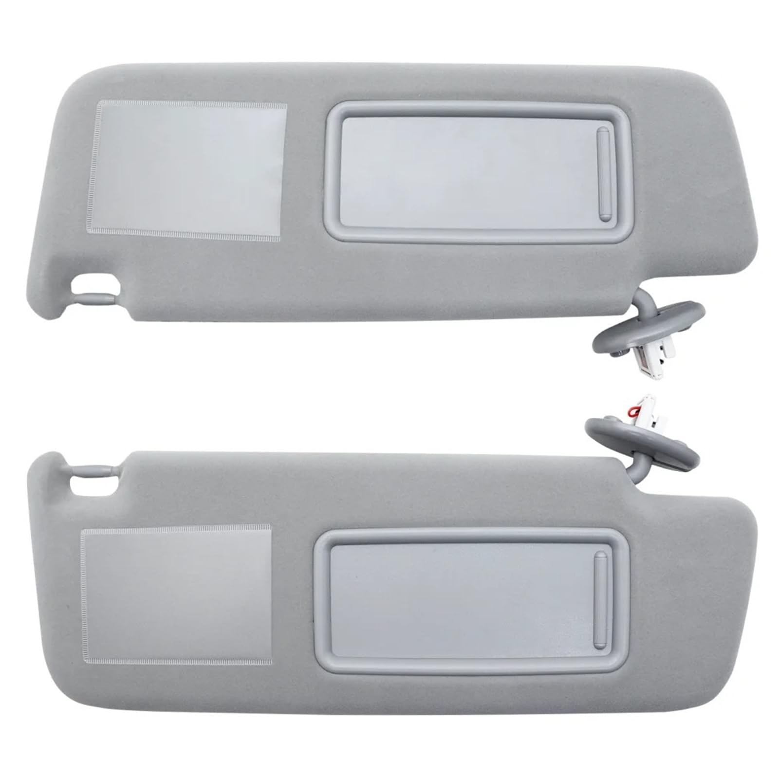 Auto-Sonnenblende Für Toyota Für Land Für Cruiser J12 2002-2009 Für Prado LC120 2003-2009 Fahrer Passagier Seite Mit Lampe 74310-6A020 Sonnenblende Vorderseite Sonnenblende(Grey Left and Right) von PTLYE