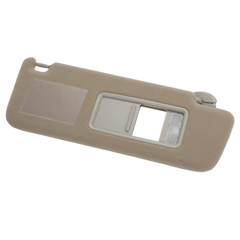 Auto-Sonnenblende Für Toyota Für Land Für Cruiser J12 Für Prado LC 2002-2008 2009 Sonnenblende Schatten Grau Beige Links Rechts Fahrer Beifahrerseite Auto Sonnenblende Vorderseite Sonnenblende(Beige von PTLYE