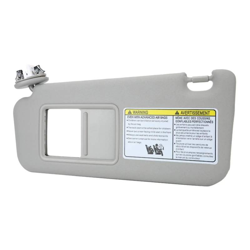 Auto-Sonnenblende Für Toyota Für RAV4 2006 2007 2008 2009 Grau Autofenster-Sonnenschutz ABS Autozubehör Linke Fahrerseite Sonnenblende 74320-42501-B2 Vorderseite Sonnenblende von PTLYE
