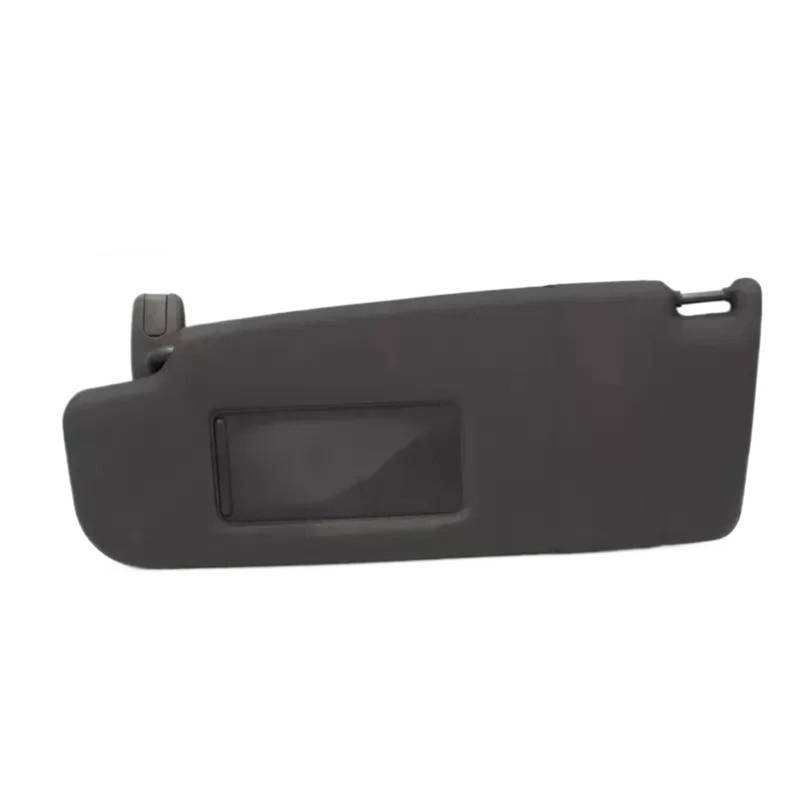 Auto-Sonnenblende Für VW Für Golf 6 MK6 Für GTI Für Passat CC 2009-2017 Innere Autoblende Schwarze Sonnenblende Sonnenschutz Mit Spiegel Vorderseite Sonnenblende(Black Left) von PTLYE