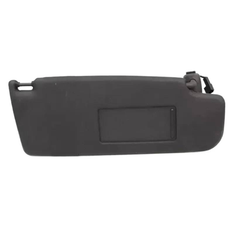 Auto-Sonnenblende Für VW Für Golf 6 MK6 Für GTI Für Passat CC 2009-2017 Innere Autoblende Schwarze Sonnenblende Sonnenschutz Mit Spiegel Vorderseite Sonnenblende(Black Right) von PTLYE
