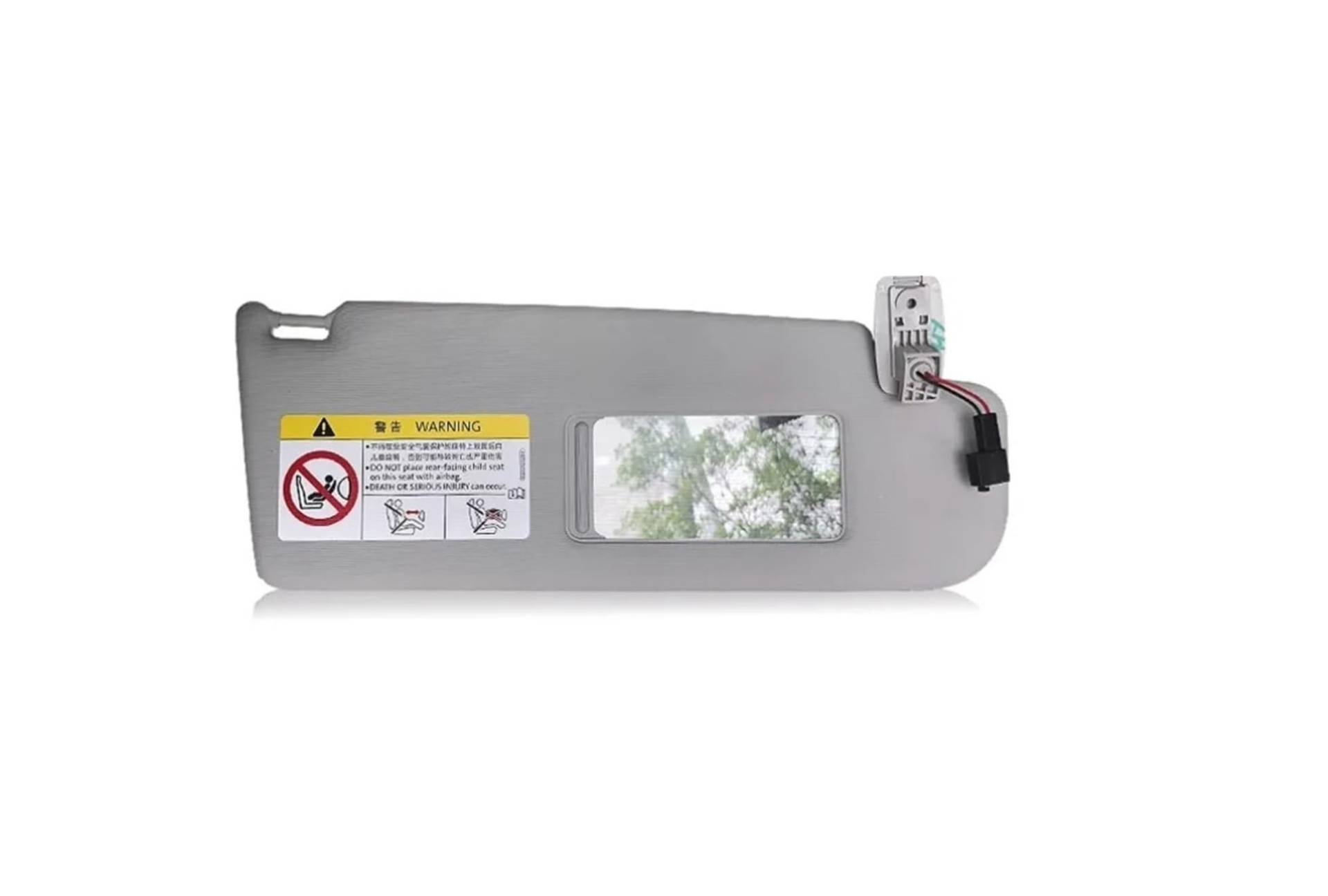 Auto-Sonnenblende Für VW Für Passat B6 Für Passat B7 Innensonnenblende Mit Spiegel Mit Lampe Frontvisiermontage Autozubehör Vorderseite Sonnenblende(Right Side Gray) von PTLYE