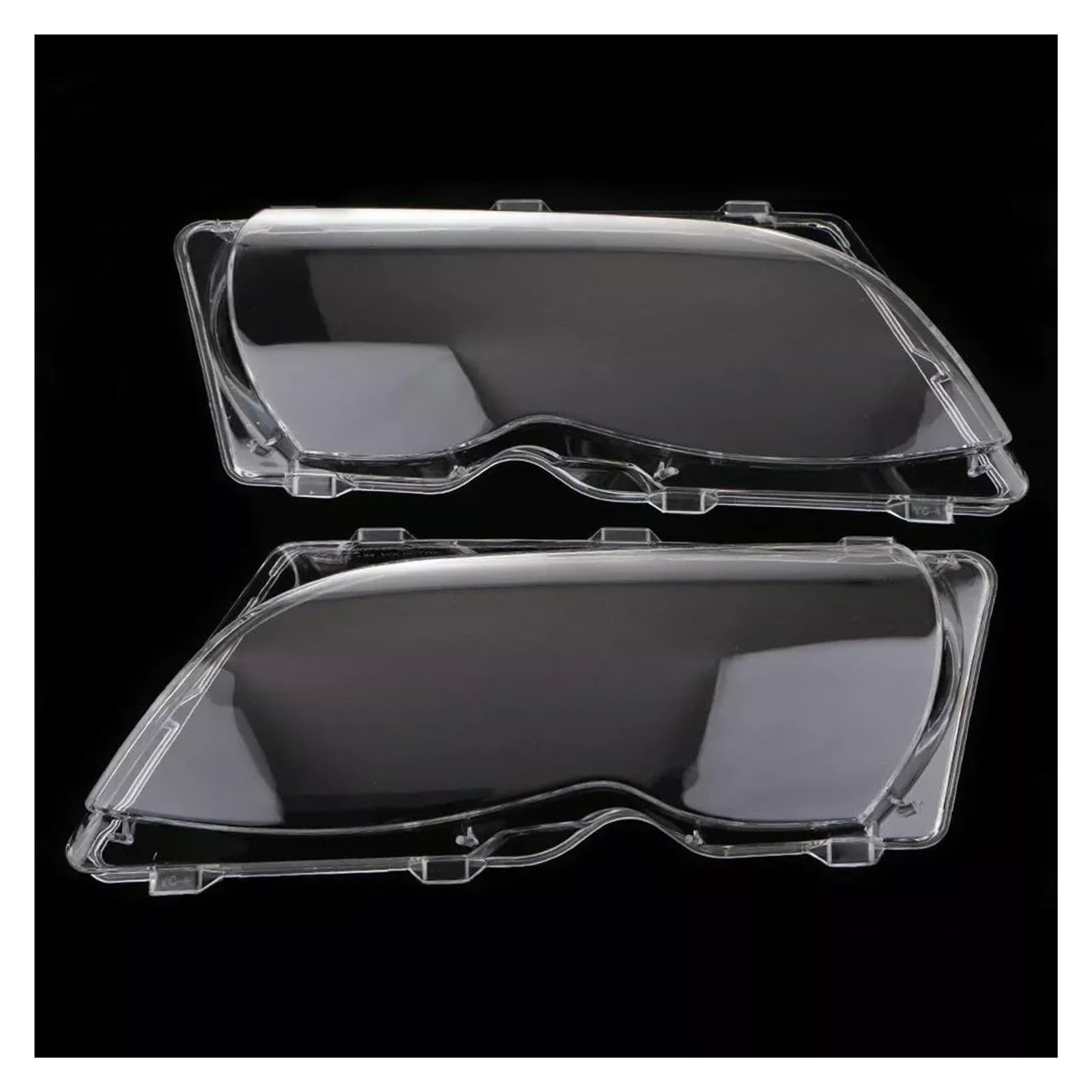 Front Scheinwerfer Shell Für 3er E46 318i 320i 325i 4 Türen Limousine 2002-2005 Autoscheinwerferlinse Glas Lampenabdeckung Lampenschirm Scheinwerferschale Scheinwerfer Glasabdeckung(2PCS) von PTLYE