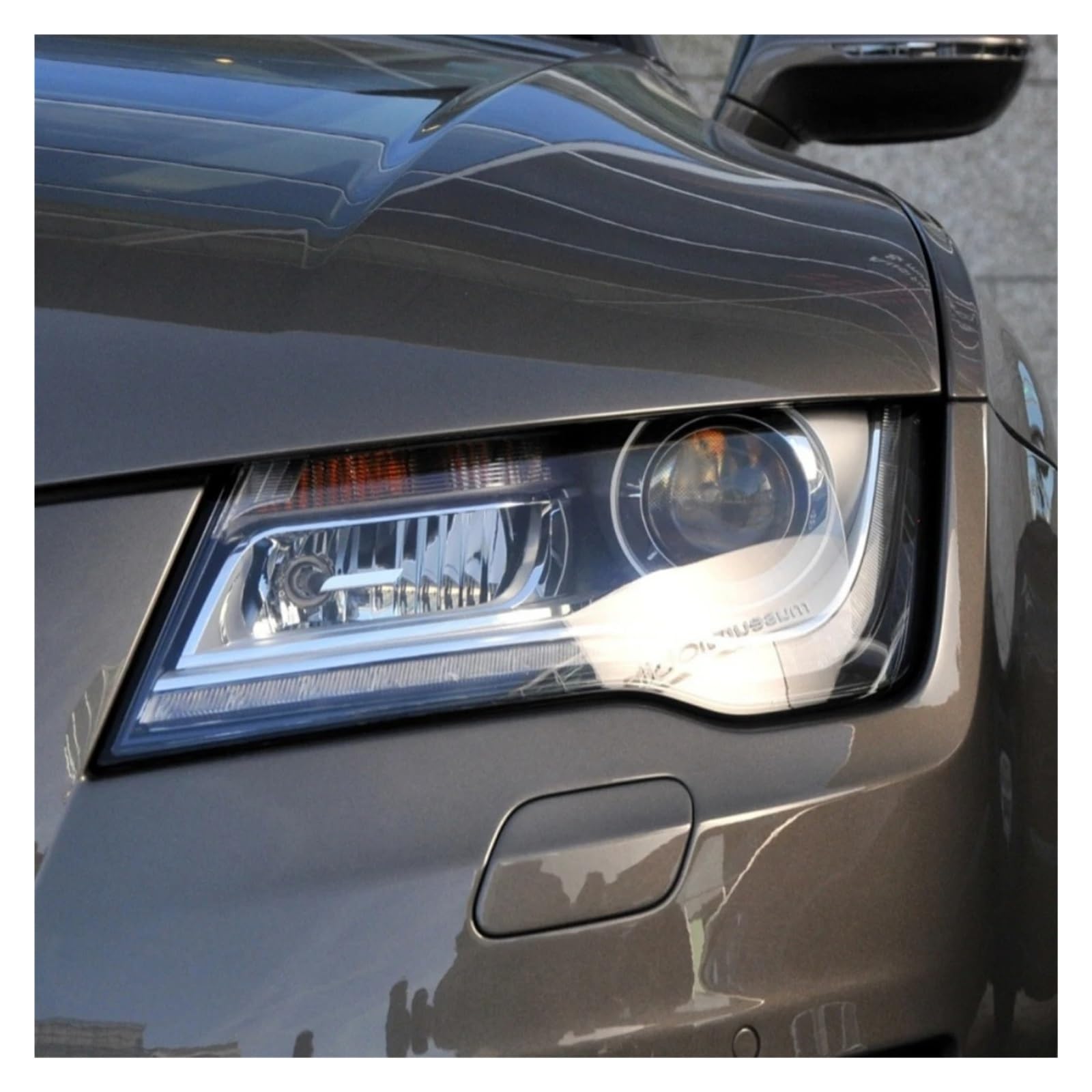 Front Scheinwerfer Shell Für A7 RS7 2011 2012 2013 2014 Scheinwerfer Transparente Abdeckung Scheinwerfer Shell Lampe Schatten Lampenschirm Objektiv Scheinwerfer Glasabdeckung(Left) von PTLYE