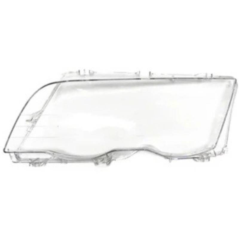 Für E46 4 Tür 3 Serie 1998-2001 63136902766 63126902754 Auto Gehäuse Front Scheinwerfer Objektiv Shell Abdeckung Glas Lampcover Scheinwerferglas Streuscheibe Gehäuse(1pc Left Side) von PTLYE