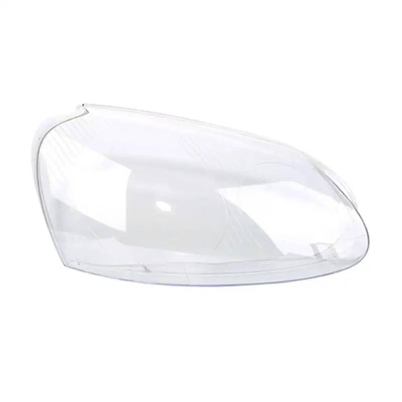 Für Golf 5 MK 5 Für Jetta 2005 2009 Auto Kopf Lichter Abdeckung Transparente Gehäuse Front Scheinwerfer Objektiv Shell Glas Lampenabdeckung Scheinwerferglas Streuscheibe Gehäuse(Style B) von PTLYE
