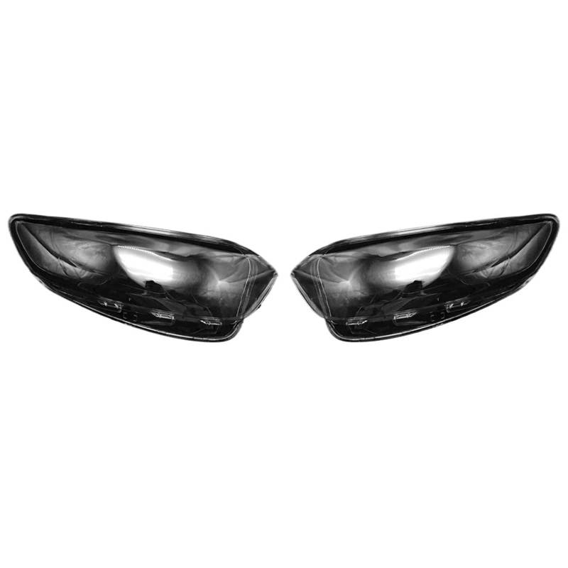 Für Kadjar 2016 2017 2018 Auto Front Scheinwerfer Abdeckung Scheinwerfer Transparent Lampenschirme Lampe Licht Fall Objektiv Glas Shell Scheinwerferglas Streuscheibe Gehäuse(A Piar) von PTLYE