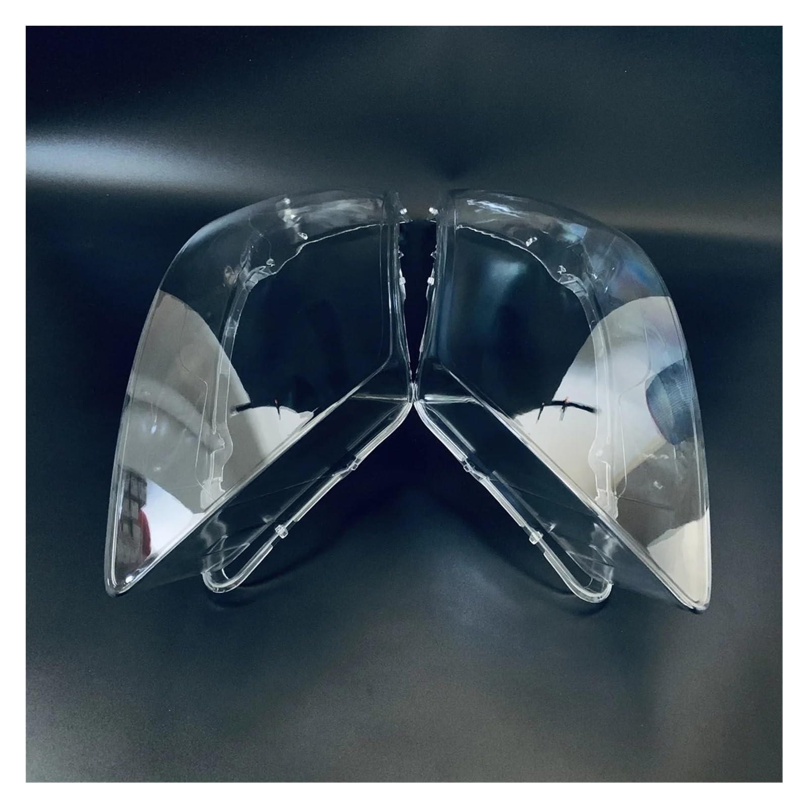 Für Q7 2006-2015 Auto Scheinwerfer Objektiv Abdeckung Klar Scheinwerfer Abdeckung Transparent Lampenschirm Kopf Lampe Shell Scheinwerferglas Streuscheibe Gehäuse(1 Pair) von PTLYE