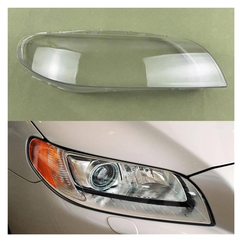 Für Volvo Für S80 Für S80L 2006-2013 Scheinwerfer Abdeckung Transparent Lampenschirm Lampe Objektiv Scheinwerfer Shell Auto Ersatz Teile Scheinwerferglas Streuscheibe Gehäuse(Right) von PTLYE