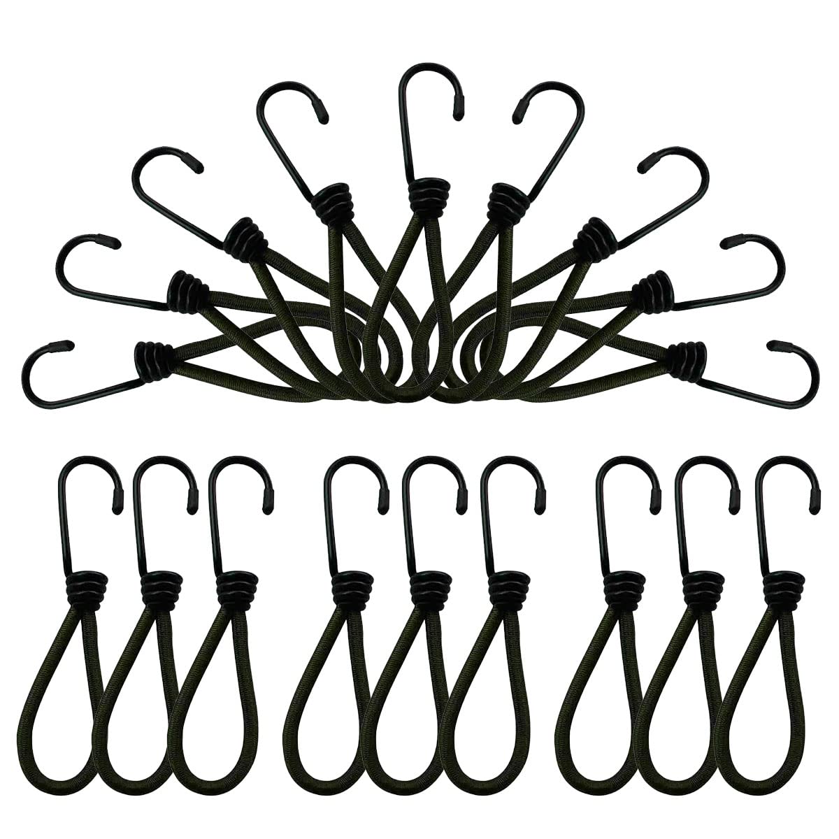 Expanderhaken,Spanngummi,Expanderschlingen mit Haken,25 Stück Spanngummi mit Haken,Spanngummi Schwarz Planenspanner,Gummispanner Expanderhaken für Planen Expanderhaken,Spanngummi,Expanderschlingen mit Haken,25 Stück Spanngummi mit Haken,Spanngummi Schwarz Planenspanner,Gummispanner Expanderhaken für Planen von PUERHUACI