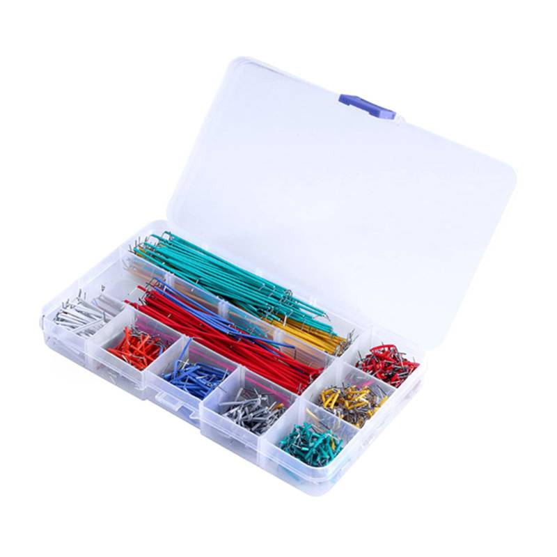 840pcs UShape Jumper Draht Sammlung Anschlüsse Tragbares Zubehör Für Steigkippe Mit 10 Verschiedenen Längen von PUGEOAMN