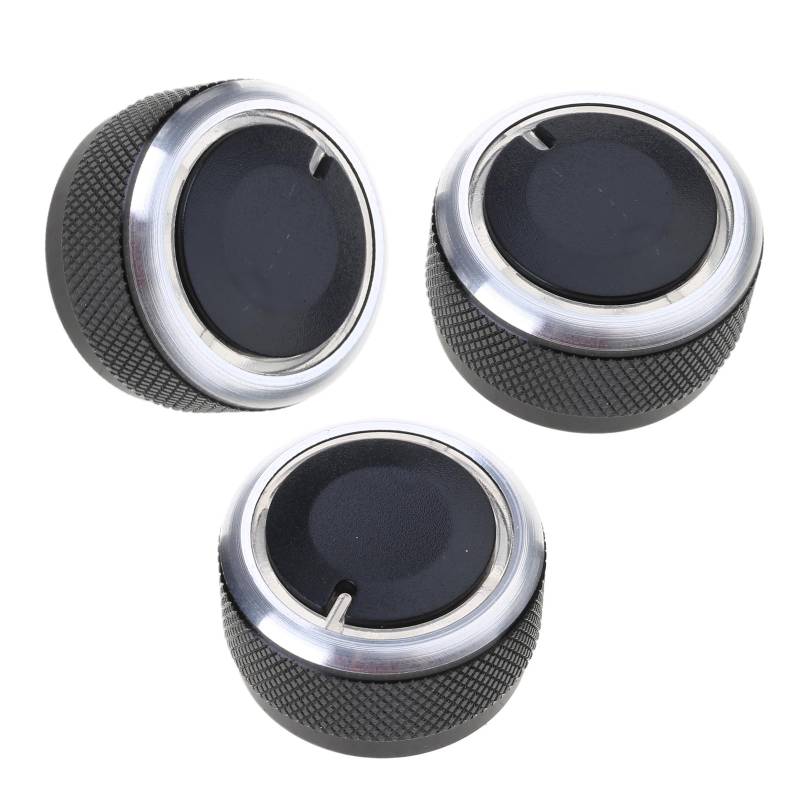 PUGEOAMN 3pcs Automotive Zubehör HVAC Heizungslüftersteuerungssteuerknöpfe Steuerschalter Knopfknopf Für 2005-2015 von PUGEOAMN
