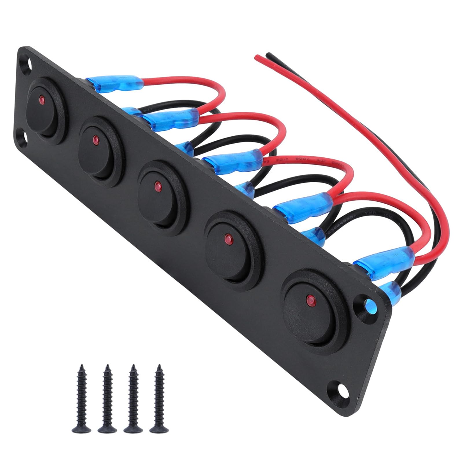 PUGEOAMN Multifunktionsrote LED Kippschalterschalter Panel Für Autofahrzeugfahrzeug Innenräume Mit 20A 12 V Der Kontrolle Geeignet PUGEOAMN Multifunktionsrote LED Kippschalterschalter Panel Für Autofahrzeugfahrzeug Innenräume Mit 20A 12 V Der Kontrolle Geeignet von PUGEOAMN