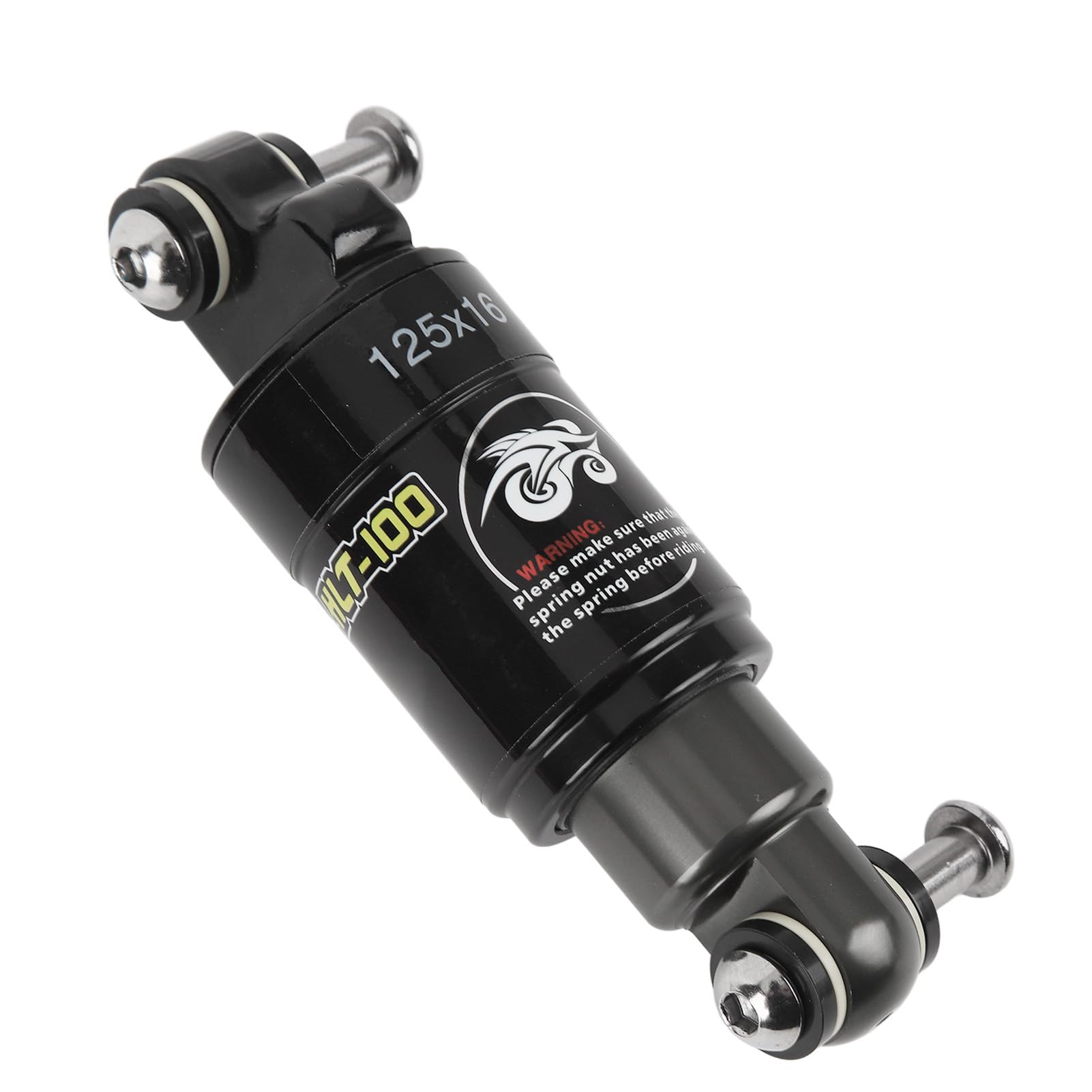 125 -mm -Fahrrad Heck Stoßdämpfer, Aluminiumlegier Mountainbike Heck Stoßdämpfer mit 850 Pfund, Leicht, Stabil und Zum Komfortablen Radfahren auf Allen Geländen 125 -mm -Fahrrad Heck Stoßdämpfer, Aluminiumlegier Mountainbike Heck Stoßdämpfer mit 850 Pfund, Leicht, Stabil und Zum Komfortablen Radfahren auf Allen Geländen von PUNELE