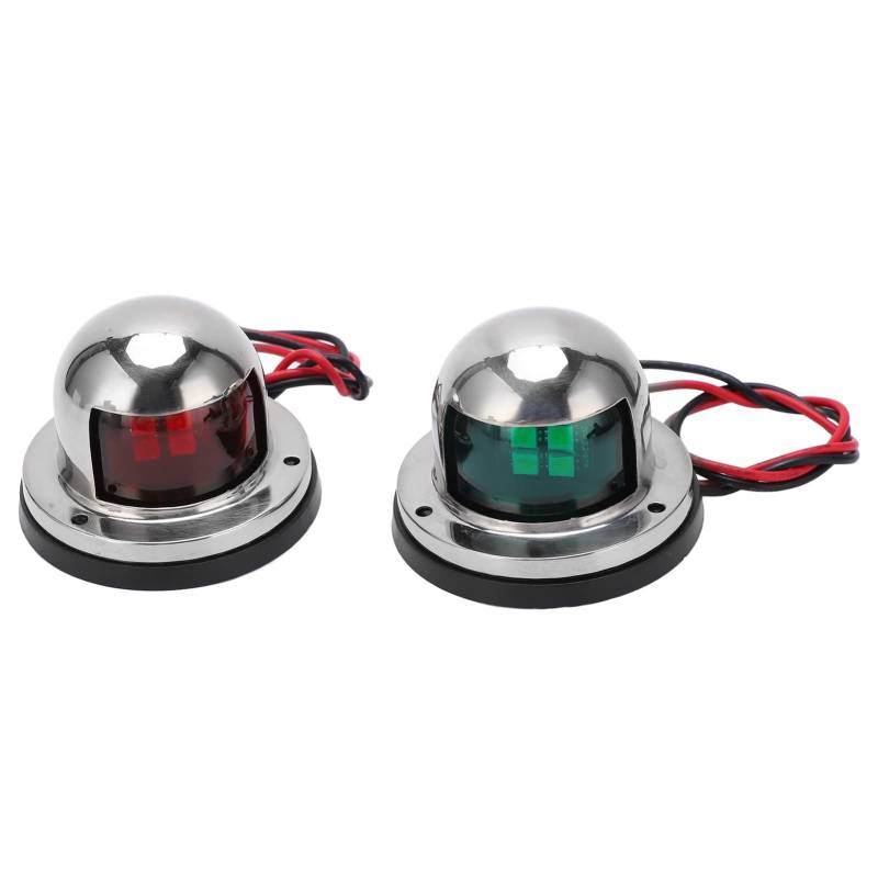 PUNELE 1 Paarset 12 V 24 V Red Green Segel Signal Light Marine Boat LED Bug Navigation Lampe Accessoire von PUNELE