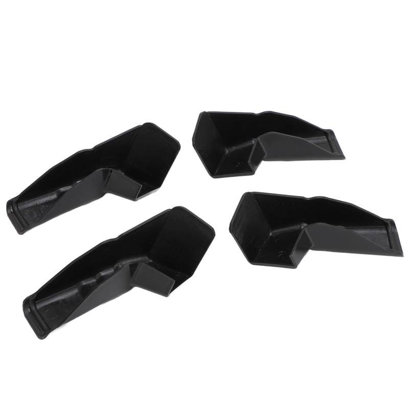 PUNELE RV Regenrinnenausgaben, Direktes Regenwasser Vom Wohnmobil, 4pcs Gutter Extender für die Meisten Reisebereich Schwarz, aus ABS -Material, Einfache Installation, Schutz, Türen von PUNELE