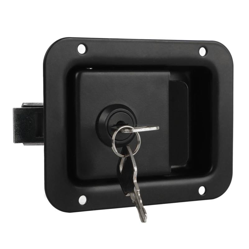 RV Paddle Griff Latch Trailer Türschloss, Robustes Design, Einfache Installation mit Schlüssel, für Wohnmobile, Lastwagen, von PUNELE