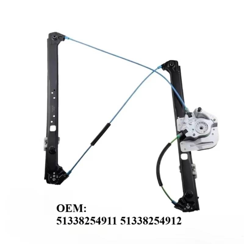 PUNICS Elektrisch Fensterheber Kompatibel Mit X5 Für E53 2000 2001 2002 2003 2004 2005 2006 Fensterheberregler Vorne Links Vorne Rechts OEM 51338254911 51338254912(Front Right) von PUNICS