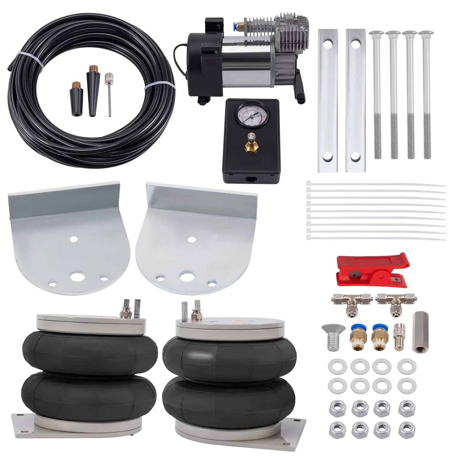 PUNICS Kompatibel Mit Opel Für Movano X62 FWD 2010–2024, Luftfederungs-Federtaschen-Kit Mit Kompressor, Luftfederbein-Stoßdämpfer-Taschen-Kits hintere Luftfedertaschen PUNICS Kompatibel Mit Opel Für Movano X62 FWD 2010–2024, Luftfederungs-Federtaschen-Kit Mit Kompressor, Luftfederbein-Stoßdämpfer-Taschen-Kits hintere Luftfedertaschen von PUNICS