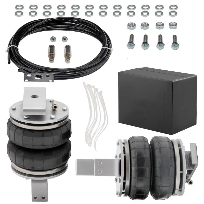 PUNICS Kompatibel Mit Toyota Für Hilux 4WD GGN125 GUN12 2015 2016 2017 2018 2019 2020 2021 2022, Hinterrad-Luftfeder-Federtaschen-Kit, Luftfedertaschen hintere Luftfedertaschen von PUNICS
