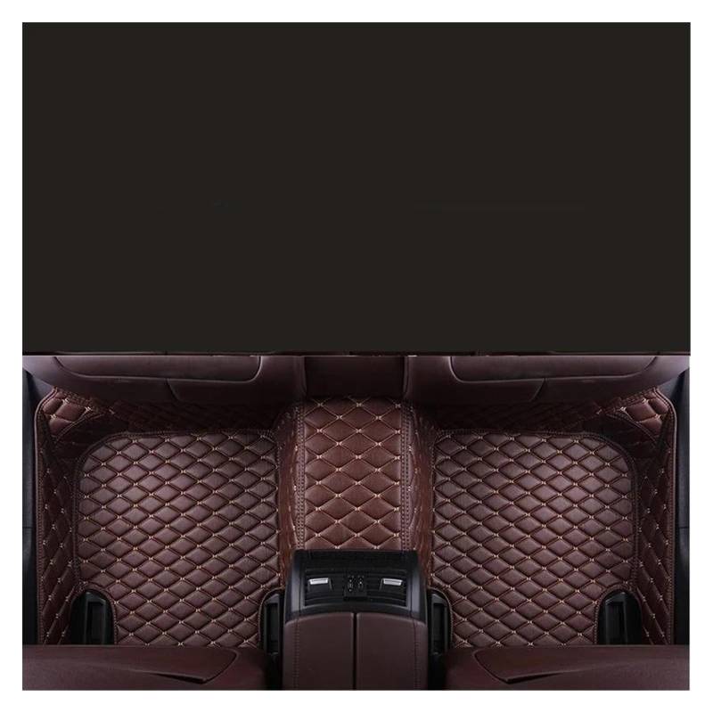 Automatten Benutzerdefinierte Auto Fußmatten Für Megane 2 2003 2004 2005 2006 2007 Auto Fuß Pads Zubehör Innen Auto Styling Teppich Gummimatten Auto(Coffee Rear Row) von PUQWRIM