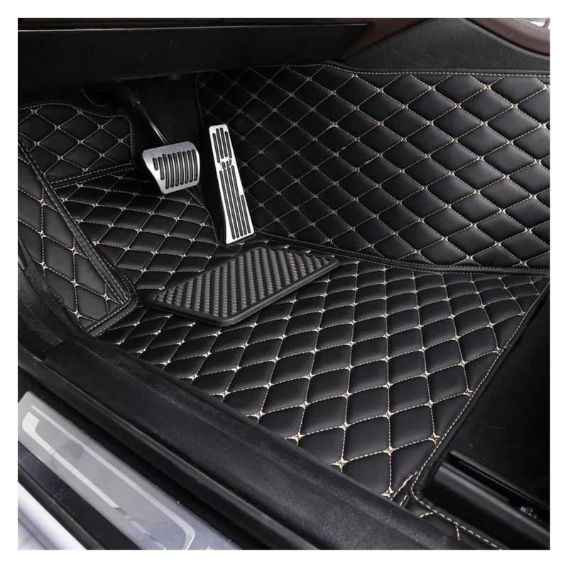 Automatten Für Alle Modelle M1 M2 M3 E30 E90 E93 E92 F80 M4 F82 F83 M5 F10 M6 IX3 M850i ​​X5 G05 Innenzubehör Custom Car Fußmatten Gummimatten Auto(Beige Driver) von PUQWRIM