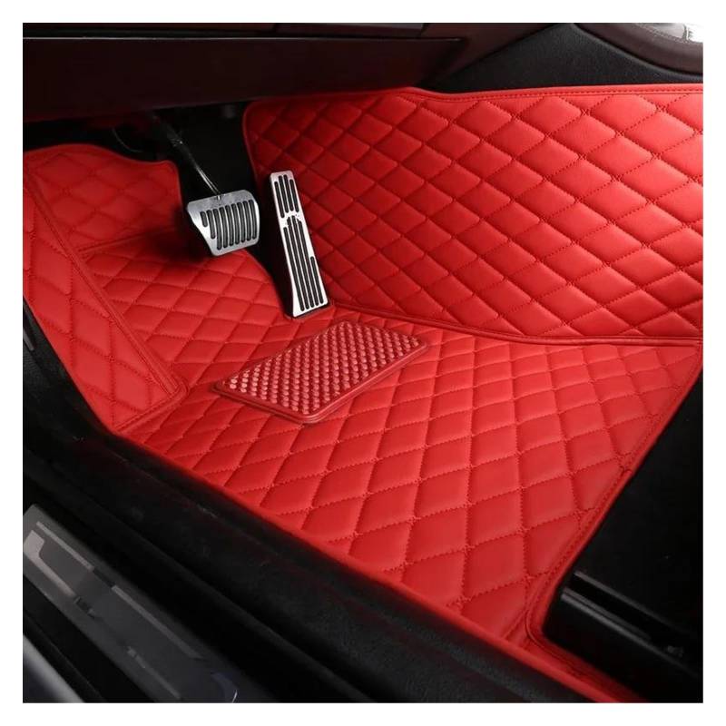 Automatten Für Alle Modelle M1 M2 M3 E30 E90 E93 E92 F80 M4 F82 F83 M5 F10 M6 IX3 M850i ​​X5 G05 Innenzubehör Custom Car Fußmatten Gummimatten Auto(Red Driver) von PUQWRIM
