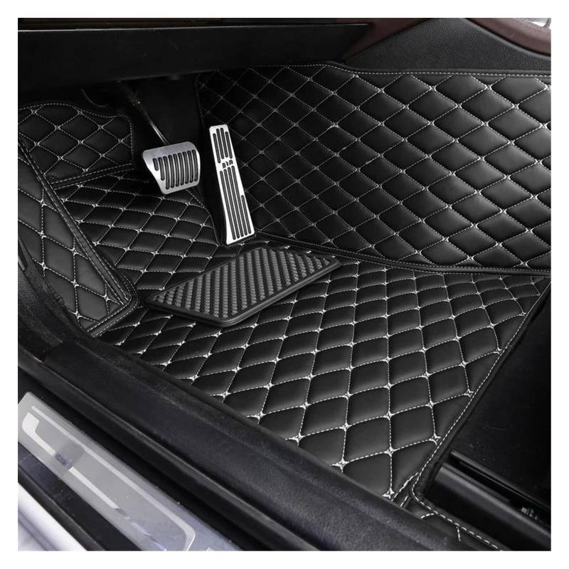 Automatten Für Alle Modelle M1 M2 M3 E30 E90 E93 E92 F80 M4 F82 F83 M5 F10 M6 IX3 M850i ​​X5 G05 Innenzubehör Custom Car Fußmatten Gummimatten Auto(White Driver) von PUQWRIM