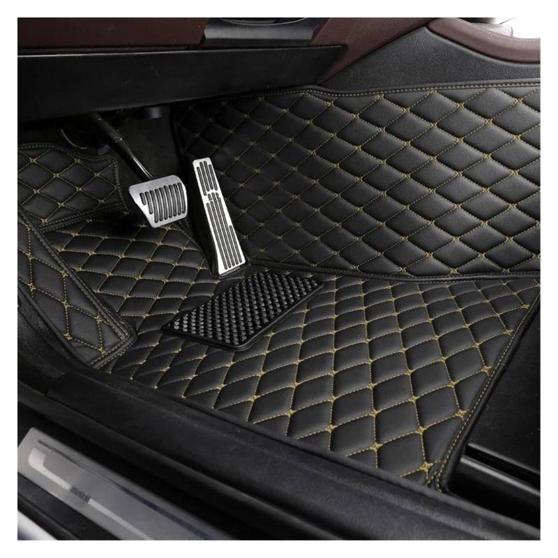 Automatten Für Alle Modelle M1 M2 M3 E30 E90 E93 E92 F80 M4 F82 F83 M5 F10 M6 IX3 M850i ​​X5 G05 Innenzubehör Custom Car Fußmatten Gummimatten Auto(Yellow Driver) von PUQWRIM