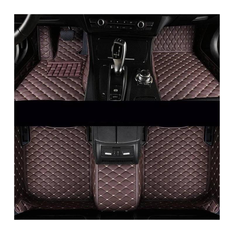 Automatten Für Benz Für GLB Klasse X247 Fünf Sitze 2019 2020 2021 2022 Benutzerdefinierte Auto Fuß Pads Teppich Zubehör Auto Fußmatten Gummimatten Auto(Coffee) von PUQWRIM