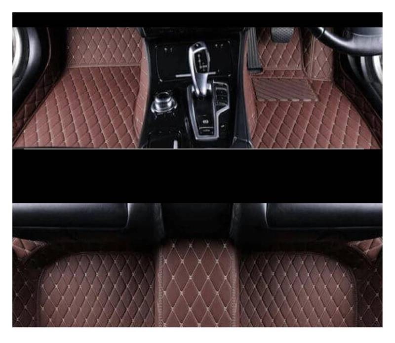 Automatten Für Chrysler 300 300C 2004 2005 2006 2007 2008 2009 2010 rutschfeste Teppiche Matte Teppiche Pad Autozubehör Anti-Schmutz-Pad Auto-Fußmatten Gummimatten Auto(RHD Coffee) von PUQWRIM