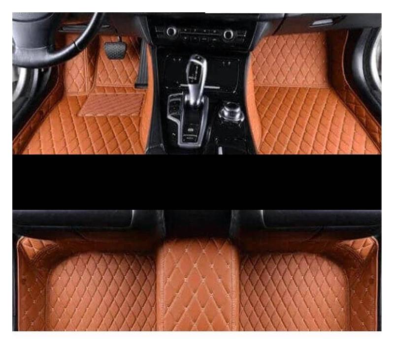 Automatten Für Ford Für Focus Mk2 Mk2.5 2005~2015 Teppiche Panel Fußpolster Anti-Slip Teppich Abdeckung Cape Fuß Pads Aufkleber Zubehör Auto Fußmatten Gummimatten Auto(LHD Brown) von PUQWRIM