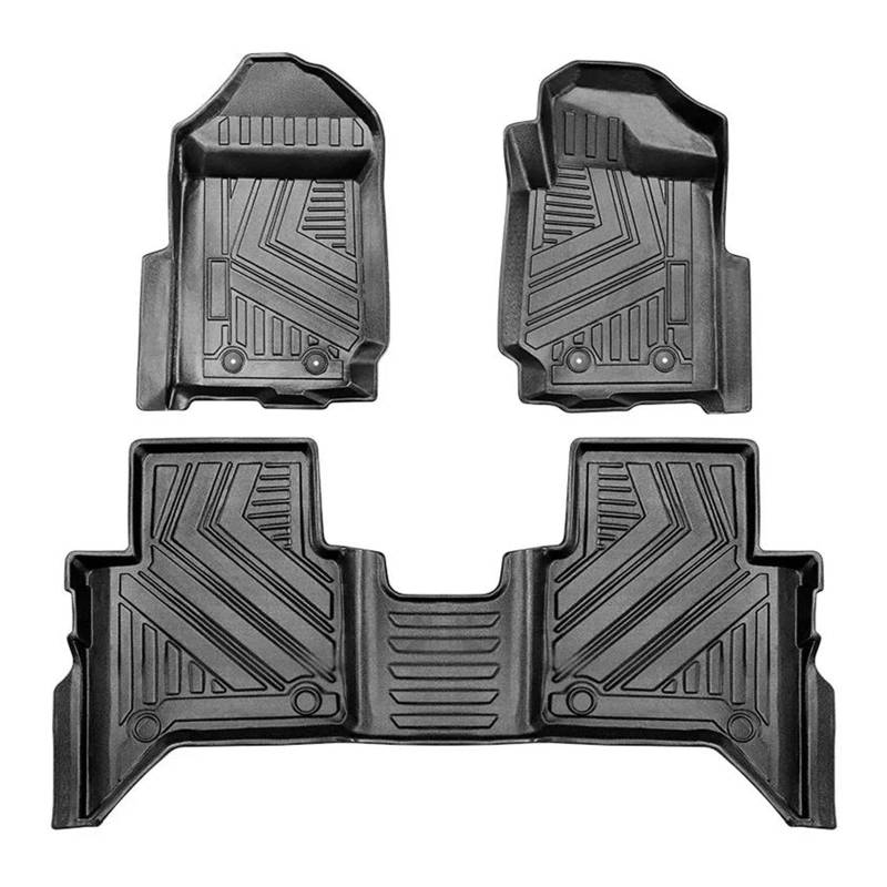 Automatten Für Ford Für Ranger 2023 Links Und Rechts Ruder Matten Innen Liefert Teppich Boden Matte Zubehör TPE Auto Matten Gummimatten Auto(Right Rudder) von PUQWRIM