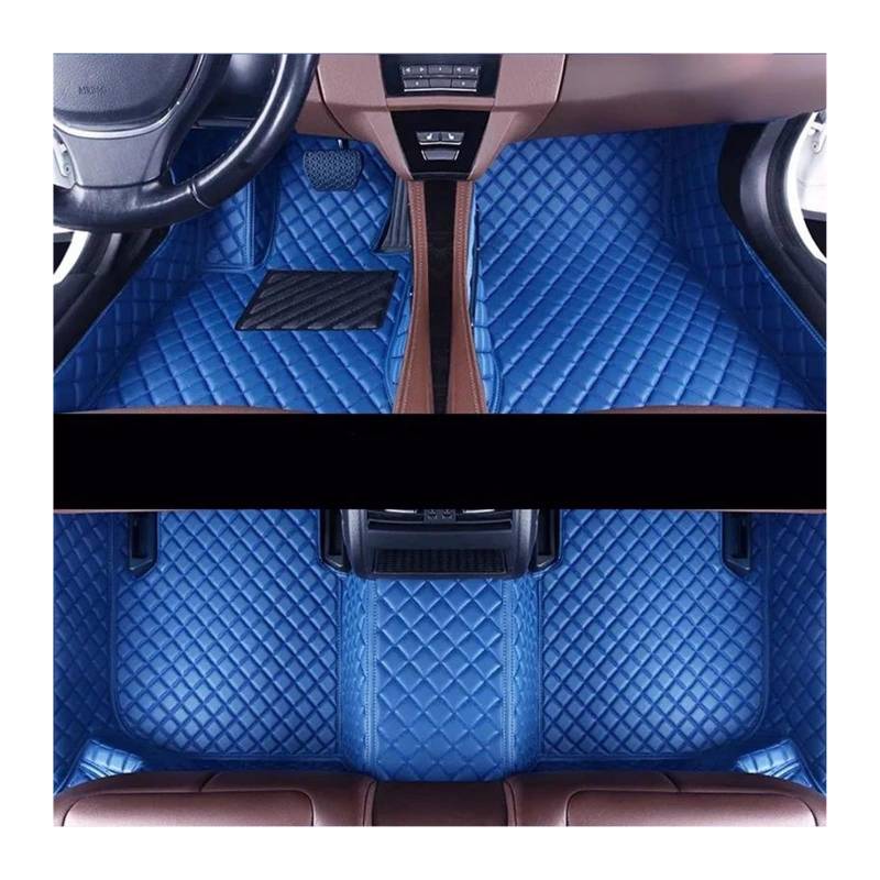 Automatten Für Für A4 B9 2017 2018 2019 2020 2021 Benutzerdefinierte Auto Fuß Pads Automobil Teppich Abdeckung Innen Zubehör Auto Fußmatten Gummimatten Auto(Blau) von PUQWRIM